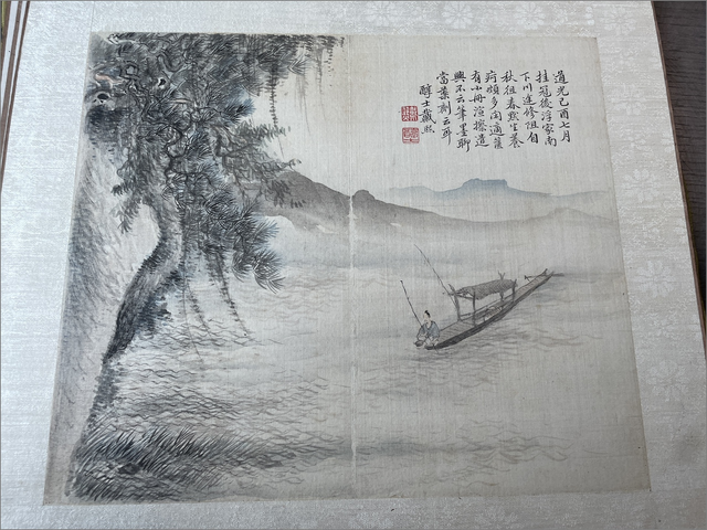 古玩字畫戴熙山水冊頁真品鑒賞圖