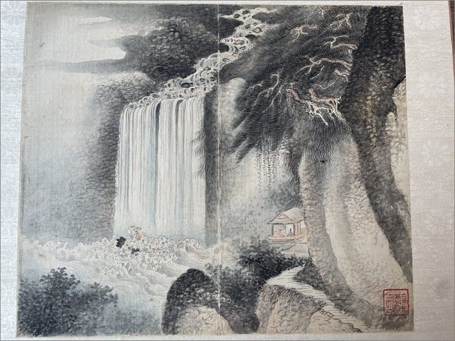 古玩字畫戴熙山水冊頁真品鑒賞圖