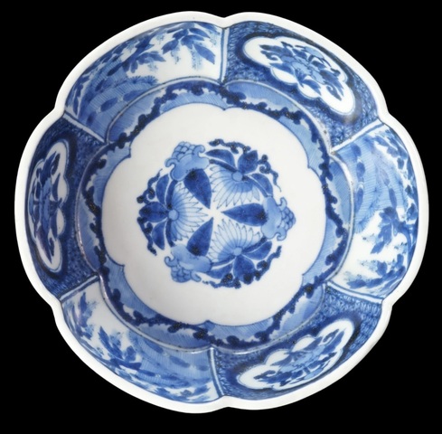 古玩陶瓷花口洗真品鑒賞圖