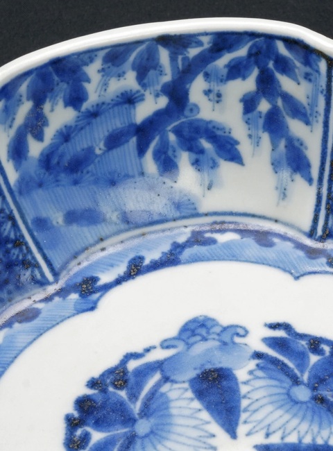 古玩陶瓷花口洗真品鑒賞圖
