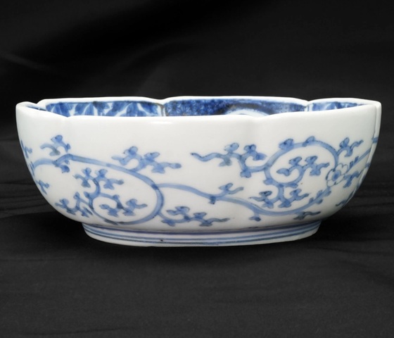 古玩陶瓷花口洗真品鑒賞圖