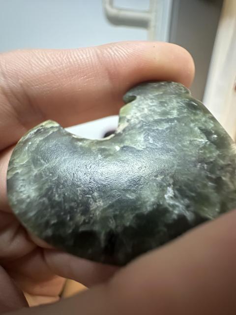古玩玉器河磨玉雕“匕形器”真品鑒賞圖