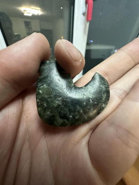 古玩玉器河磨玉雕“匕形器”真品鑒賞圖