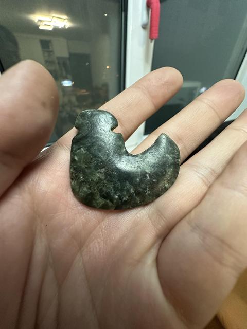 古玩玉器河磨玉雕“匕形器”真品鑒賞圖