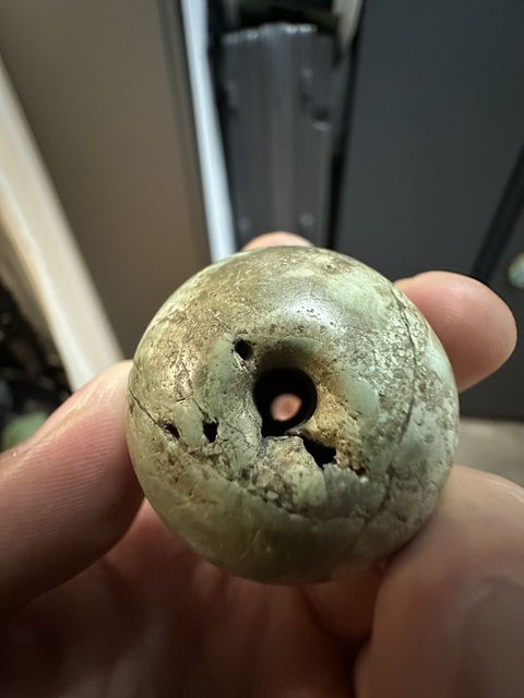古玩玉器地方玉珠真品鑒賞圖