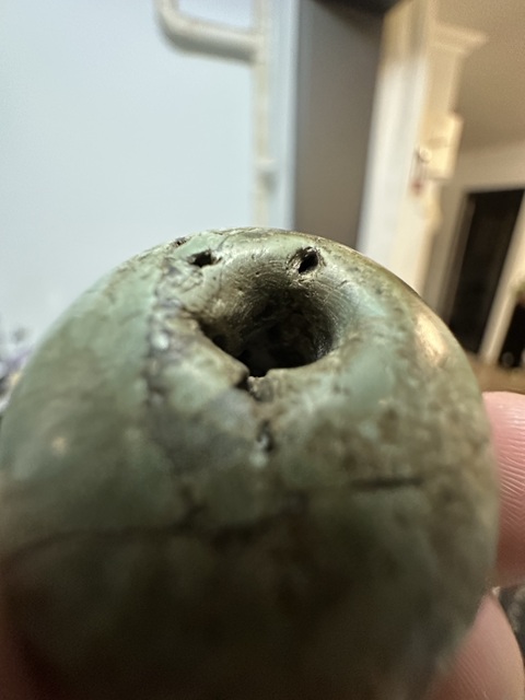 古玩玉器地方玉珠真品鑒賞圖