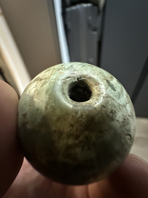 古玩玉器地方玉珠真品鑒賞圖