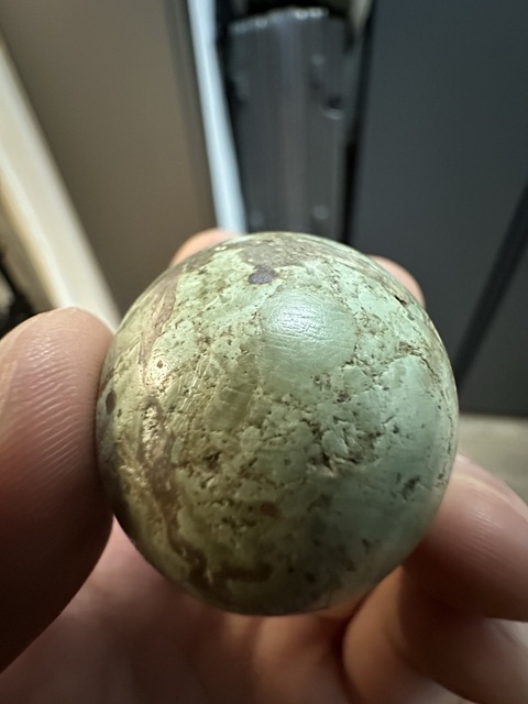 古玩玉器地方玉珠真品鑒賞圖