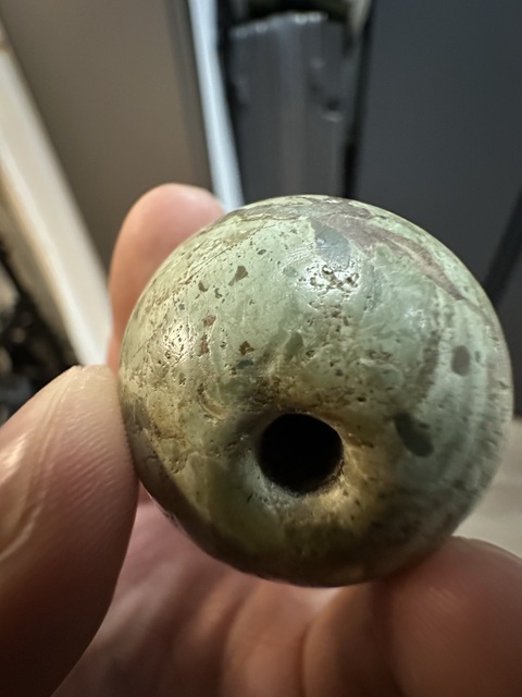 古玩玉器地方玉珠真品鑒賞圖