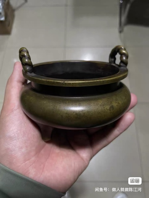 古玩銅器爐子真品鑒賞圖