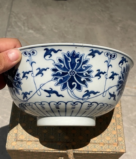 古玩陶瓷青花碗真品鑒賞圖