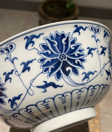 古玩陶瓷青花碗真品鑒賞圖