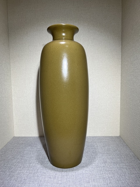 古玩陶瓷茶葉末釉瓶真品鑒賞圖