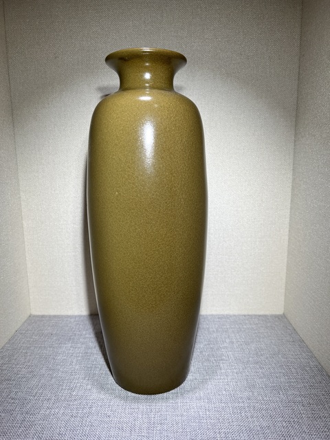 古玩陶瓷茶葉末釉瓶真品鑒賞圖