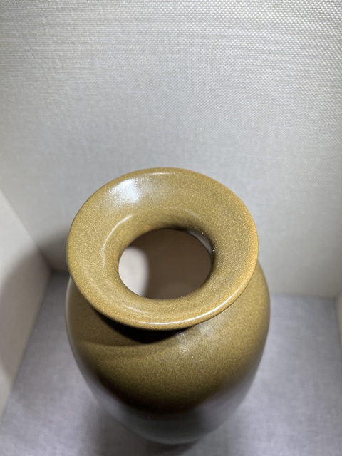 古玩陶瓷茶葉末釉瓶真品鑒賞圖