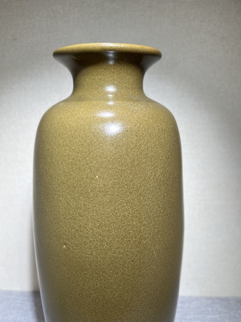 古玩陶瓷茶葉末釉瓶真品鑒賞圖