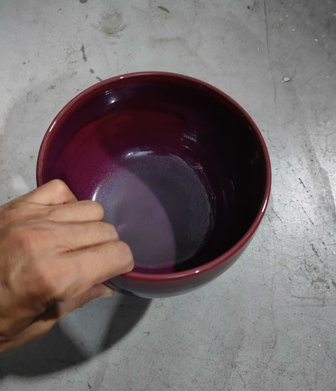 古玩陶瓷窯變釉缽真品鑒賞圖