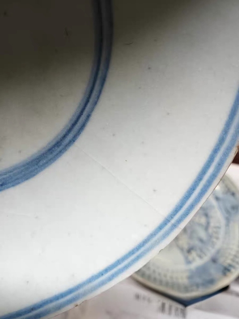 古玩陶瓷青花雨香齋款茶碗真品鑒賞圖