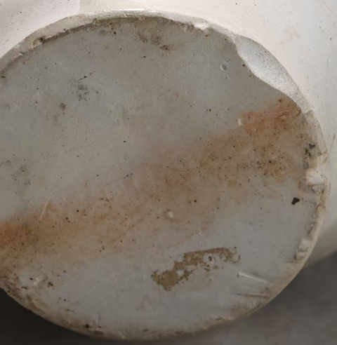 古玩陶瓷鞏縣窯白釉罐真品鑒賞圖