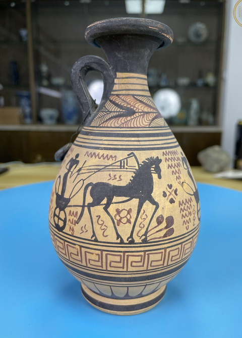 古玩陶瓷希臘文化陶瓶真品鑒賞圖