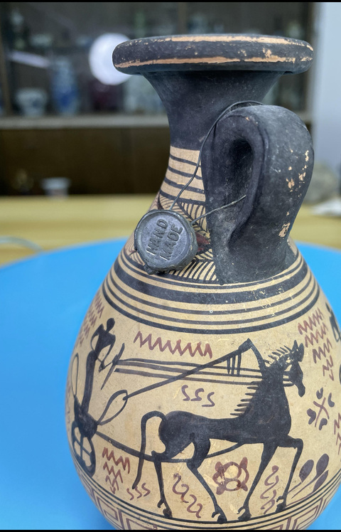 古玩陶瓷希臘文化陶瓶真品鑒賞圖