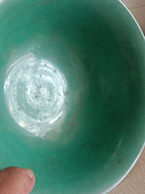 古玩陶瓷五彩堆塑錦地碗真品鑒賞圖