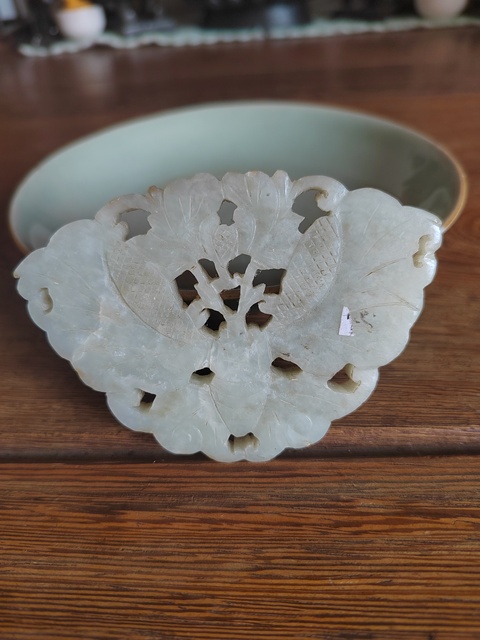 古玩玉器蝴蝶佩真品鑒賞圖