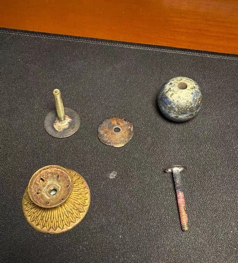 古玩玉器青金石帽頂真品鑒賞圖