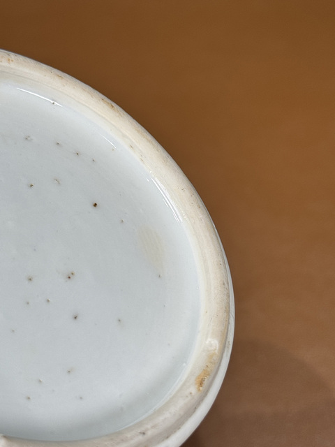 古玩陶瓷清康熙 青花花鳥紋花觚真品鑒賞圖