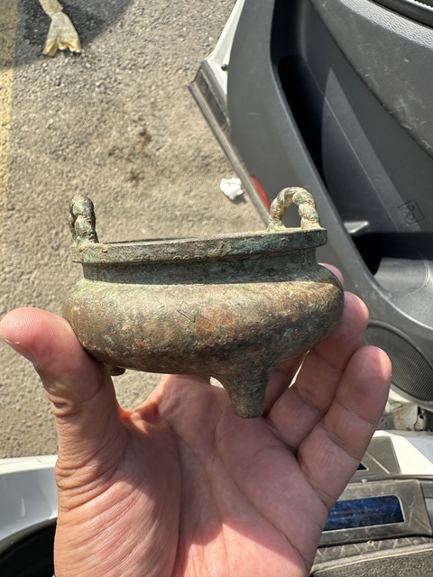 古玩銅器爐子真品鑒賞圖