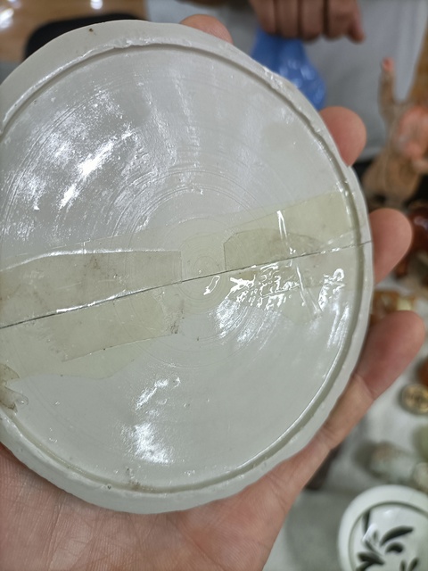 古玩陶瓷定窯瓷片真品鑒賞圖