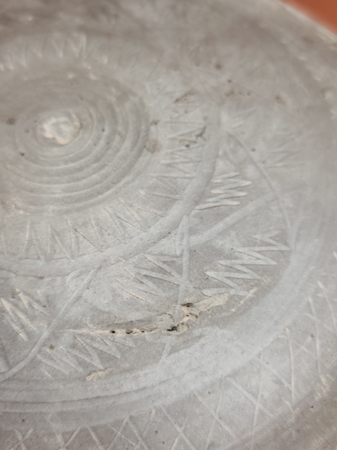 古玩陶瓷晉代劃花陶器真品鑒賞圖