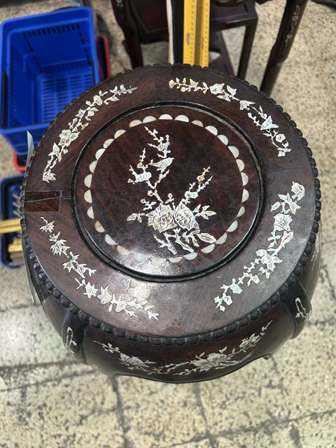 古玩雜項花幾真品鑒賞圖