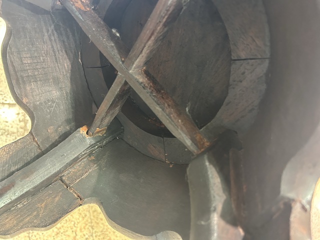 古玩雜項花幾真品鑒賞圖