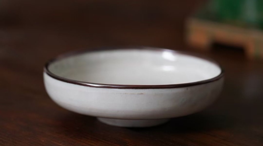 古玩陶瓷影青釉刻花紋水洗真品鑒賞圖