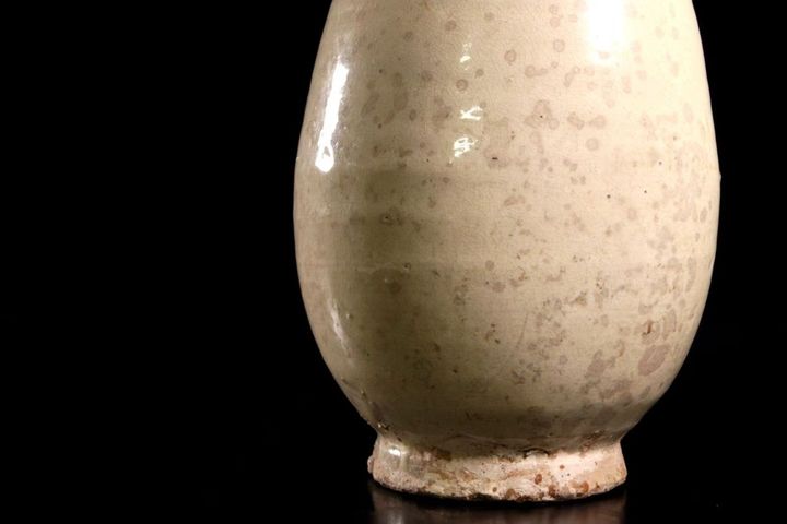 古玩陶瓷白釉皮囊壺真品鑒賞圖