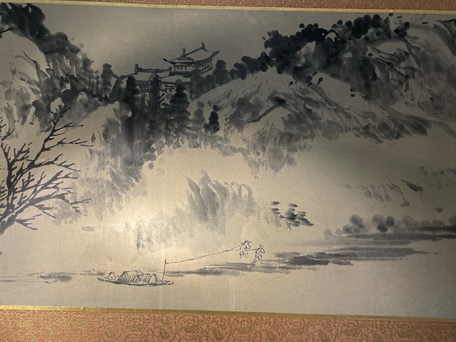 古玩字畫華山精舍圖真品鑒賞圖
