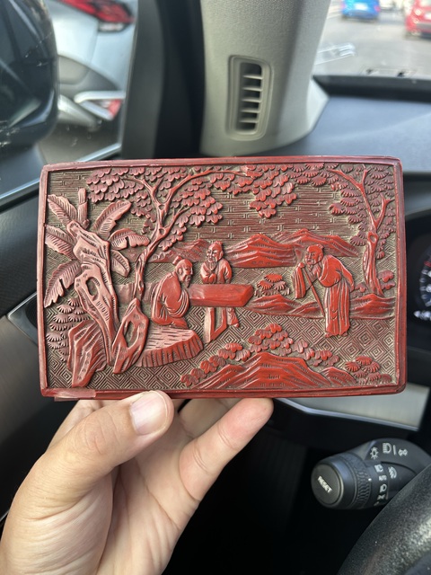 古玩雜項漆盒真品鑒賞圖