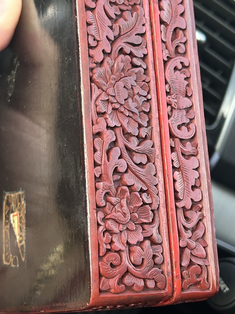 古玩雜項漆盒真品鑒賞圖