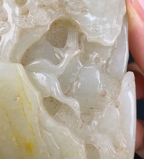 古玩玉器現代玉山子真品鑒賞圖