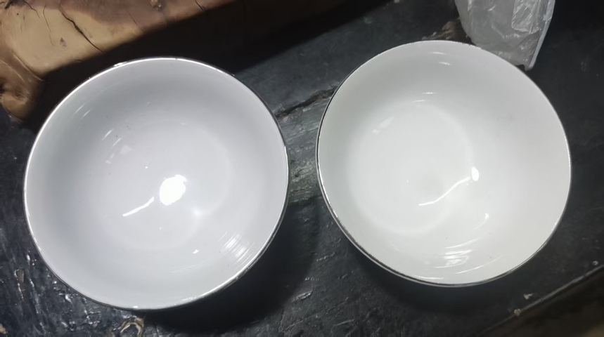 古玩陶瓷花卉紋碗真品鑒賞圖