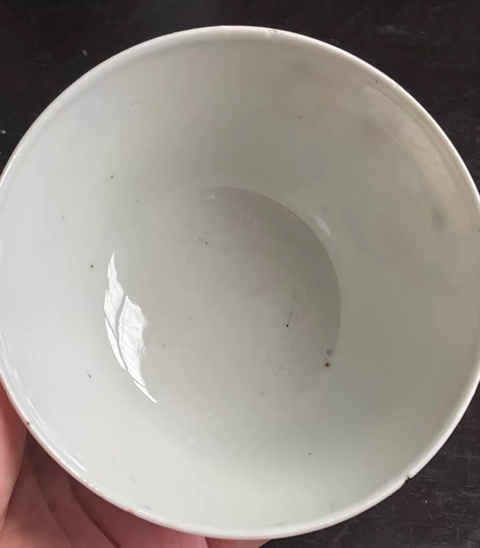 古玩陶瓷嬰戲紋小碗真品鑒賞圖