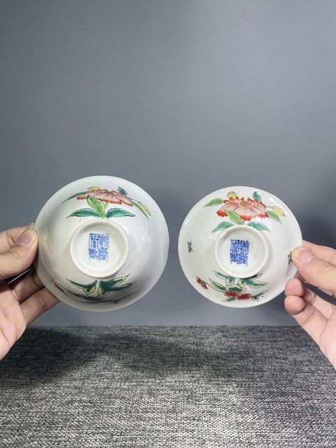 古玩陶瓷(清末民國)乾隆款花卉紋蓋碗拍賣,當(dāng)前價(jià)格1288元