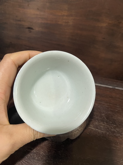 古玩陶瓷霽藍釉杯真品鑒賞圖