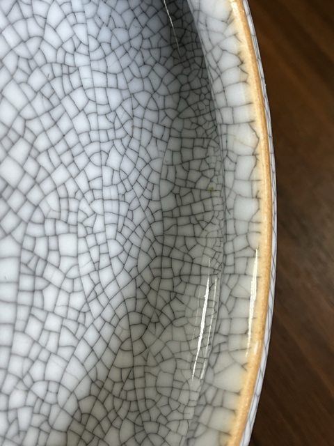 古玩陶瓷哥釉水洗拍賣,當前價格6500元
