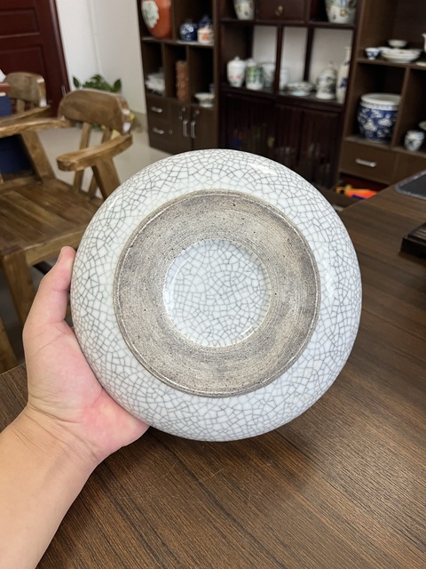 古玩陶瓷哥釉水洗拍賣,當前價格6500元