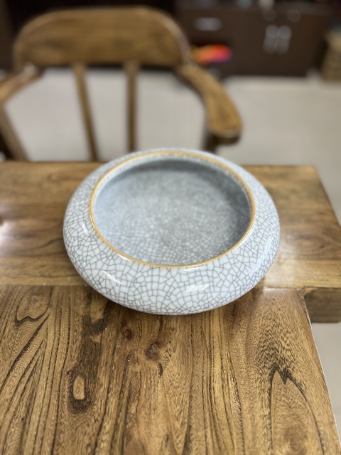 古玩陶瓷哥釉水洗拍賣,當前價格6500元