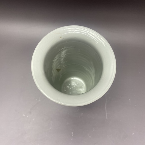 古玩陶瓷清晚期·花鳥紋青花箭筒拍賣，當前價格2160元