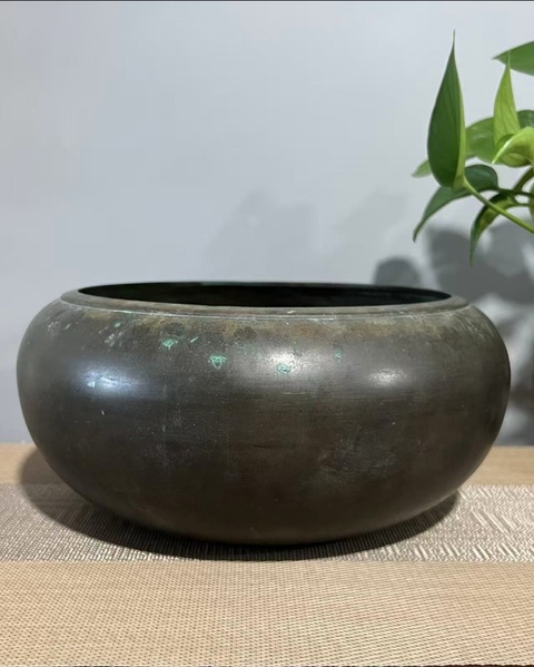 古玩銅器清代砵式爐真品鑒賞圖