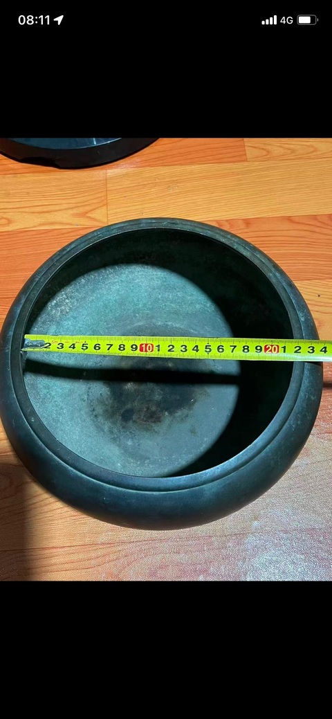 古玩銅器清代砵式爐真品鑒賞圖